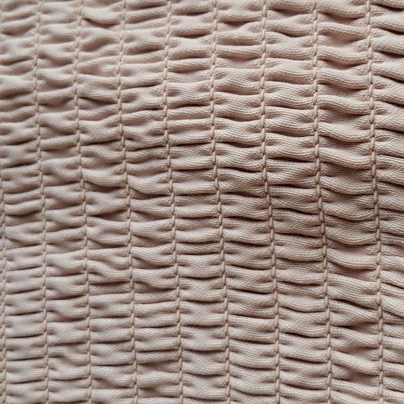 Wild Fable Satin Smocked Back Handetchief Hem Halter Top in Blush - Size XXL - Picture 8 of 10